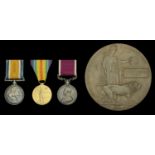 Three: Warrant Officer Class II A. W. Ganley, Royal Garrison Artillery British War and Vi...