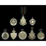 Regimental Prize Medals (8), Cheshire Regiment (2); Border Regiment (4); South Staffordshire...
