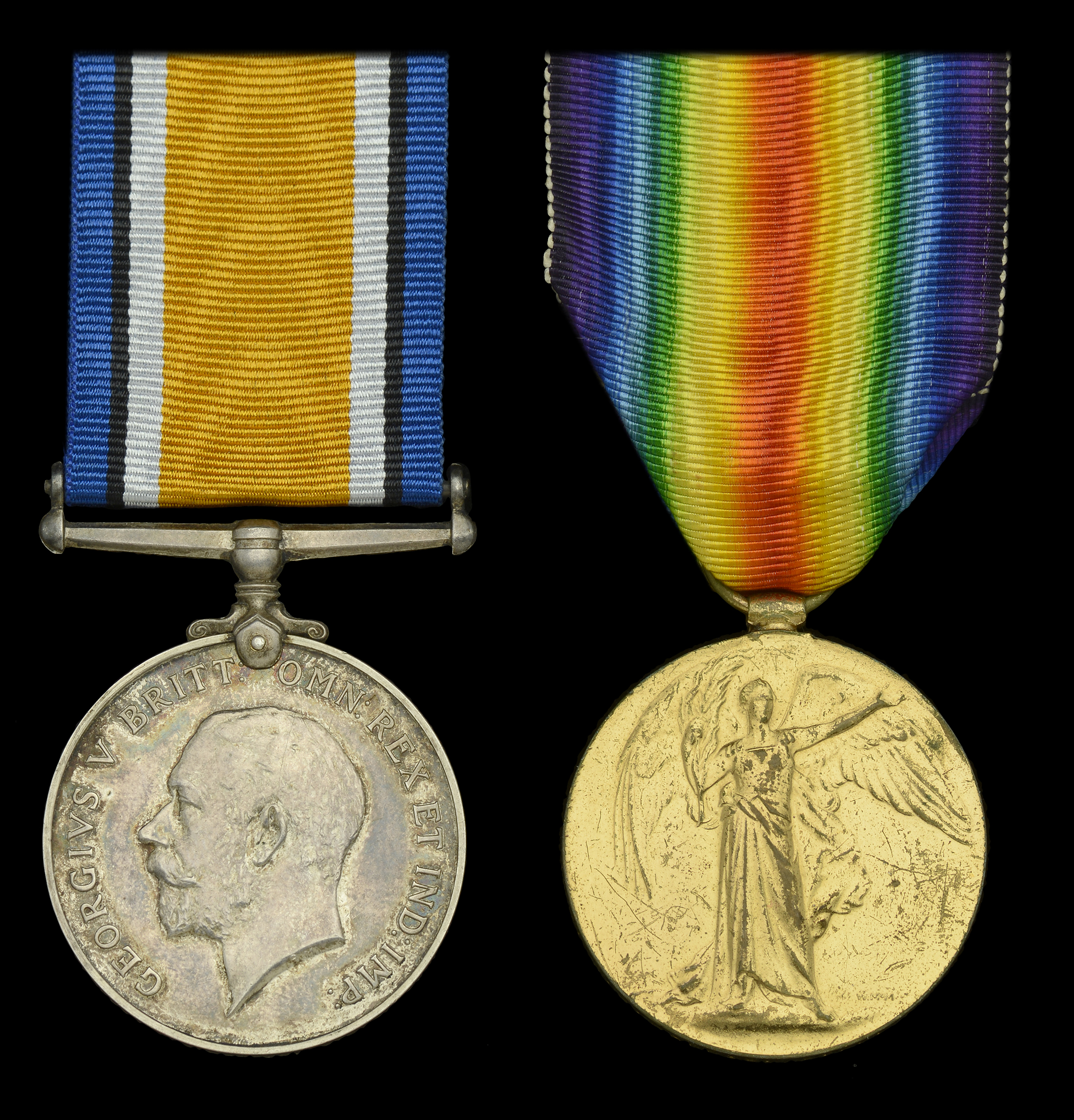 Pair: Stoker First Class W. G. Harris, Royal Navy, who was drowned when the Submarine H-42 w...