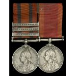 Pair: Gunner F. Templeman, Royal Garrison Artillery Queen's South Africa 1899-1902, 3 cla...