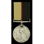 Queen's Sudan 1896-98 (84715. Gr: C. H. Cole. R.A.) contact marks, suspension claw re-affixe...