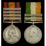 Pair: Gunner E. Wright, Royal Field Artillery, who was taken Prisoner of War at Colenso on 1...