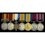 Seven: Warrant Officer Class II A. James, Royal Garrison Artillery Queen's South Africa 1...
