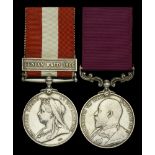 Pair: Sergeant S. Jenner, Royal Artillery Canada General Service 1866-70, 1 clasp, Fenian...