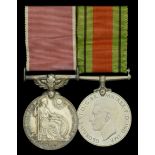A good Second War 'Southampton Blitz' B.E.M. pair awarded to Deputy Leader R. S. Parker, Civ...