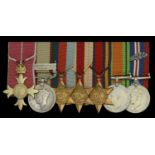 An interesting post-War 'Afghanistan' O.B.E. group of seven awarded to Lieutenant-Colonel W....