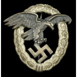 A German Second World War Luftwaffe Observer's Badge. A magnificent condition Assmann produ...
