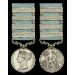 The unique 4-clasp Army of India medal to Lieutenant-Colonel William Cunninghame, Deputy Qua...