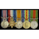 A Great War 'Western Front' M.M. group of five awarded to Corporal F. Goddard, 1st Battalion...