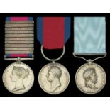 A rare Peninsula War Guelphic Medal group of three awarded to Corporal Henry Thiele, 1st Hus...