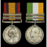 Pair: Bombardier A. E. Mann, Royal Field Artillery Queen's South Africa 1899-1902, 2 clas...