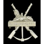 The Sikh Pioneers Officers Cap Badge. A fine Officer's Silver Cap Badge HM London 1916, by...
