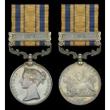 The Zulu War medal awarded to Private Frederick Seymour, 3/60th Foot, who was afterwards kil...