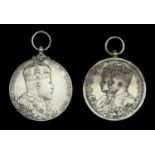 Delhi Durbar 1903, silver, unnamed as issued, lacking integral riband buckle; Delhi Durbar 1...