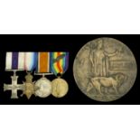 A rare Great War July 1917 'Canal Bank, Ypres' Tunneller's M.C. group of four awarded to Cap...