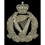 Royal Irish Regiment Officers Pouch Belt Plate. A fine Officers silver Pouch Belt Plate, HM...