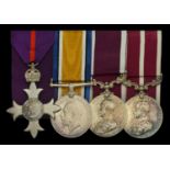An inter-War M.B.E. group of four awarded to Assistant Commissary and Lieutenant E. Wilson,...