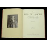 The presentation copy of de Ruvigny's The Roll of Honour, Volume V, given to the family of L...