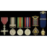 A post-War 'Civil Division' M.B.E. group of four awarded to Sergeant S. P. Hardy, South Wale...