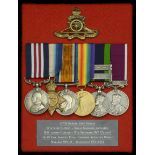 A Great War 'Western Front' M.M. group of six awarded to Gunner John Barkas, 37th Siege Batt...