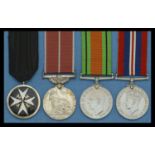 An Order of St. John of Jerusalem and 'E.II.R.' military division B.E.M. group of four award...