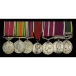 A rare Second War B.E.M. group of seven awarded to Local Warrant Officer Class I (Band Maste...