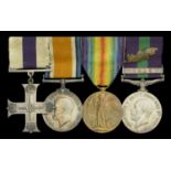 A Great War M.C. and Iraq operations M.I.D. group of four awarded to Lieutenant T. C. Thomps...