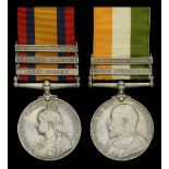 Pair: Gunner T. Healy, Royal Garrison Artillery Queen's South Africa 1899-1902, 3 clasps,...