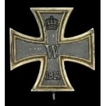 Germany, Prussia, Iron Cross 1914, First Class breast badge, silver with iron centre, a nice...