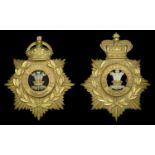 North Staffordshire Regiment Helmet Plate. An other ranks Helmet Plate 1878-1902, standard...