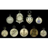 Regimental Prize Medals (9), Yorkshire (Green Howards) Regiment (4); West Riding (Duke of We...