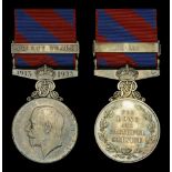 Royal Household Faithful Service Medal, G.V.R., suspension dated '1913-1933', with â€œThirty Y...