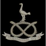 Wednesbury Volunteer Training Corps Cap Badge. A scarce Cap Badge c.1914-19, bronze Peacock...