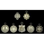Regimental Prize Medals (7), The Queen's (Royal West Surrey) Regiment (7), all silver, one p...