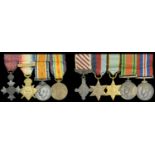 An unattributed M.B.E. group of four miniature dress medals The Most Excellent Order of the...