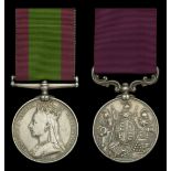 Pair: Battery Sergeant-Major E. Altree, Royal Artillery Afghanistan 1878-80, no clasp (4...