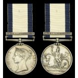 Naval General Service 1793-1840, 1 clasp, Northumberland 22 May 1812 (George Cross.) slight...