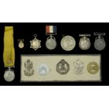 A selection of African Railway Badges, including Central South African Railway Volunteers, R...