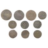 KENT, Canterbury, Tho. Mayne, Farthing, 1654, 1.13g/6h (N 2415 rev., different obv.; BW. 68)...