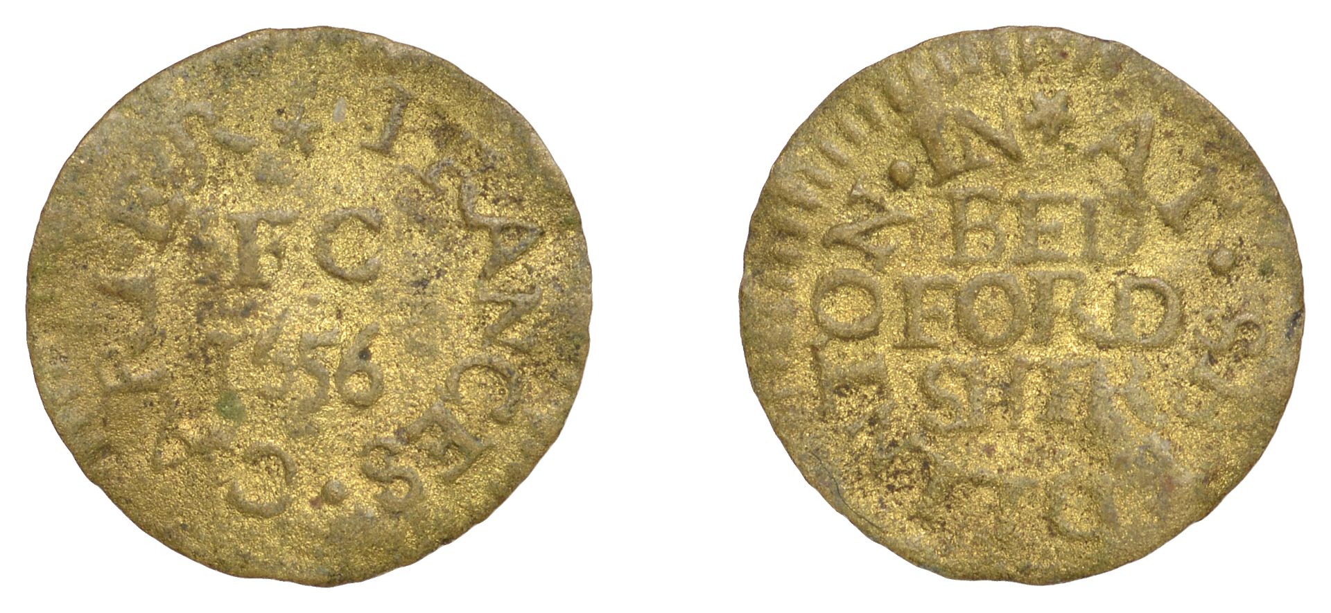 Shillington, Frances Carter, Farthing, 1656, 0.30g/12h (GO 90; N 50; BW. 90). About fine, 'r...