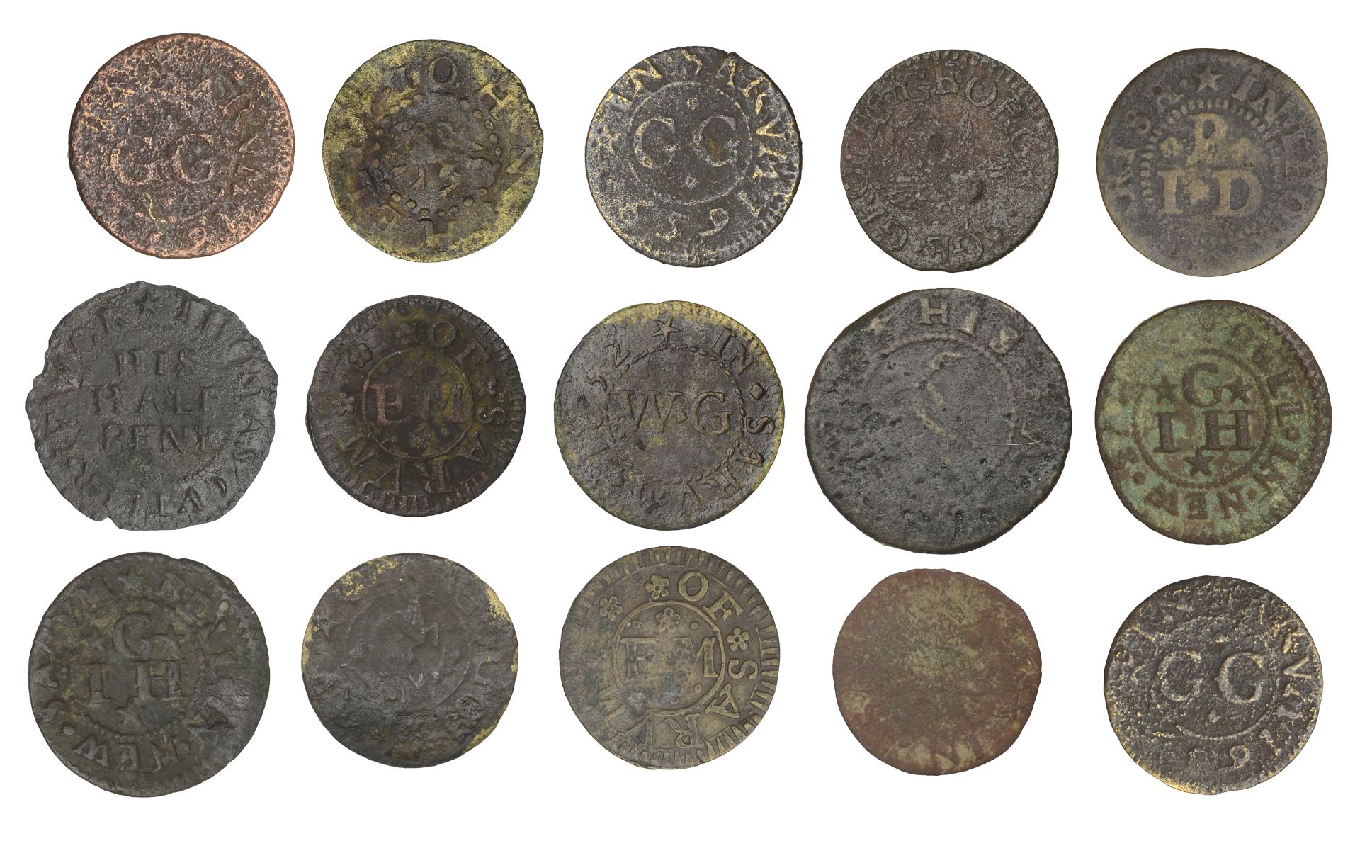 17th Century Tokens, WILTSHIRE, Salisbury, Thomas Cutler Jr, Halfpenny, 1666, 0.90g/12h (N 5... - Bild 2 aus 2