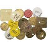 Miscellaneous Tokens and Checks, DERBYSHIRE, Chesterfield, Flint Glap, red plastic, 25mm (Sm...
