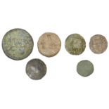 17th Century Tokens, Co LIMERICK, Kilmallock, James Carpenter, Pennies (2), 3.20g/4h, 2.06g,...