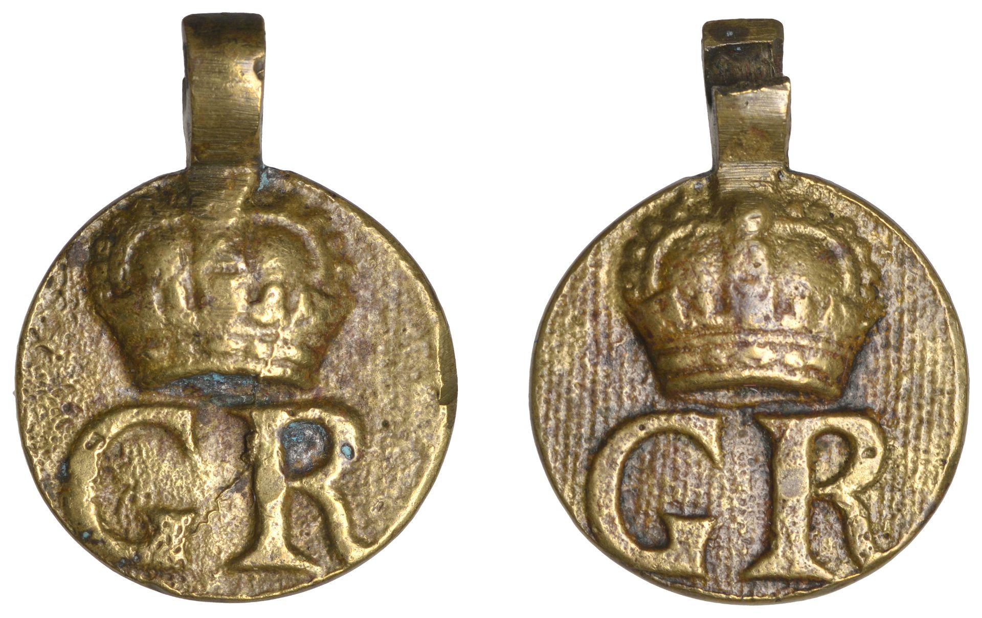 Unattributed (perhaps Windsor), cast brass, crowned gr both sides, 25mm, 11.21g (W 1146; D &...