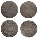 Pavenham, William Ashton, Halfpence, 1667 (2), 2.01g/9h, 1.10g/6h (GO 78; N 41, former this...