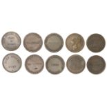 Miscellaneous Tokens and Checks, Co GALWAY, Galway, George Farquarson & Co, 1839 (2, W 6370,...