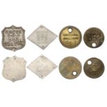 Miscellaneous Tokens and Checks, Co DURHAM, Hylton, D[urham] M[iners] A[ssociation], Hylton...