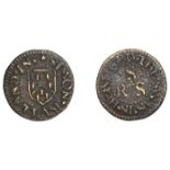 'Hertford', Simon Rutland, mule Farthing, 1.04g/6h (dies not in N; cf. BW. 55/109). Fine, da...