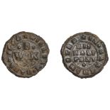 Berkhamsted, William Babb, lead Halfpenny, 1666, 3.93g/12h (N â€“; D 36A). Evidence of being r...