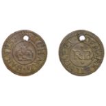 Markyate, Richard Barnes, Farthing, 0.87g/12h (GO 73A.1; N 2230; D 73A). Good fine but pierc...